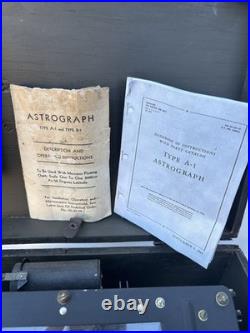 Astrographe Type A-1 USAAF WW2 U. S. Army Air Forces B-17 / B-24 Original