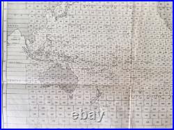 August 1945 US Army Air Forces Aeronautical Chart Restricted South Korean Map