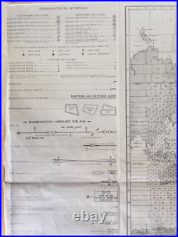 August 1945 US Army Air Forces Aeronautical Chart Restricted South Korean Map