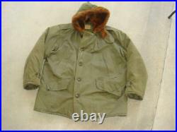 Authentic 1940's Us Wwii Heavy B9 Flight Crew Parka Army Air Forces Size XL