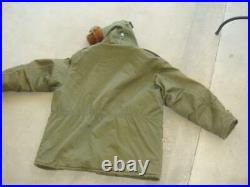 Authentic 1940's Us Wwii Heavy B9 Flight Crew Parka Army Air Forces Size XL