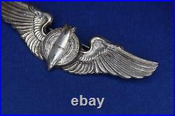 Authentic BeverlyCraft WWII Bombardier Wing U. S. Army Air Forces Corps Sterling