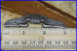 Authentic BeverlyCraft WWII Pilot Aviator Wing US Army Air Forces Corps Sterling