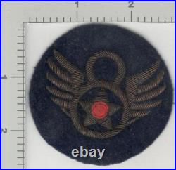 Authentic British Made Velvet WW2 US Army 8th Air Force Bullion Patch Inv# K3627