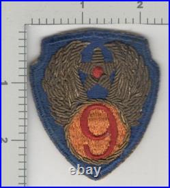 Authentic US Made WW 2 US Army 9th Air Force Bullion Patch Inv# K3640
