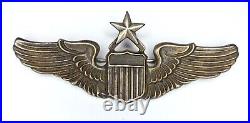 Authentic WW2 N. S. Meyer Sterling Silver US Army Air Force Senior Pilot Wings