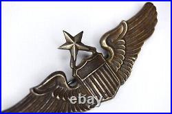 Authentic WW2 N. S. Meyer Sterling Silver US Army Air Force Senior Pilot Wings