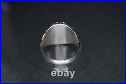 Authentic WWII U. S. Army Air Corps / Force Hidden Photo Ring Sterling Silver