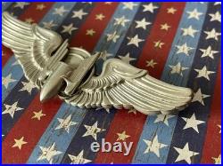 Authentic WWII U. S. Army Air Forces Aerial Gunner Wings Wing STERLING PB Meyer