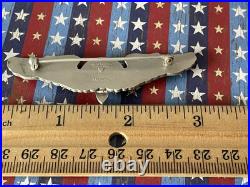 Authentic WWII U. S. Army Air Forces Aerial Gunner Wings Wing STERLING PB Meyer
