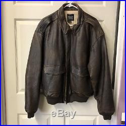 Avirex A-2 Men’s Leather Jacket-Limited Edition Bomber US Army Air ...
