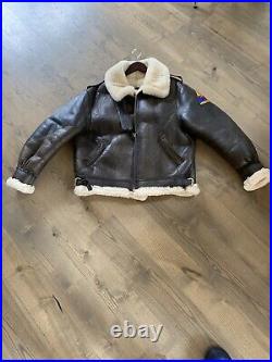 Avirex Limited New York, New York US ARMY Air Force Leather Bomber Jacket B-3