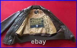 Avirex Mens Medium US Army Air Force A-2 Leather Flight Top Gun Jacket