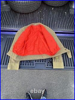 BEAUTIFUL WW2 9th Army Air Force RED LINED Theatre Made Ike Jacket