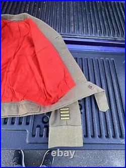 BEAUTIFUL WW2 9th Army Air Force RED LINED Theatre Made Ike Jacket