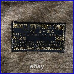 BERK-RAY CORPORATION jacket intermediate flying type B-15A 36 US army air force
