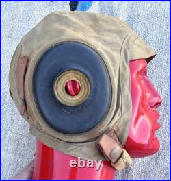 Bates Shoe Co. Canvas Flight Helmet AN-H-15 US Military Army Air Force WWII M