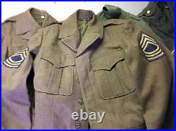 Big lot of Post WWII US Army Air Force Jackets Trousers 55-J-569-670