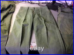 Big lot of Post WWII US Army Air Force Jackets Trousers 55-J-569-670