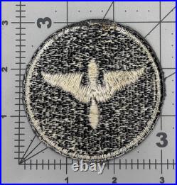 Black Silver Wing & Prop WW 2 US Army Air Force AC Cadet Patch Inv# K1533