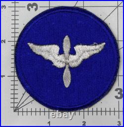 Blue Silver Wing & Prop WW 2 US Army Air Force AC Cadet Patch Inv# K1532