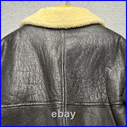 Bomber Jacket Mens XL Type B3 US Army Air Force AC-18604 Sheepskin Leather