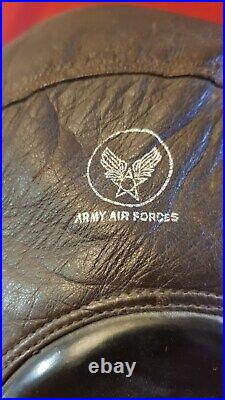 Bonnet de pilote de l'AIR FORCES US. ARMY WW2, aviation