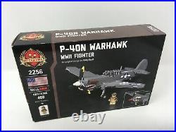 Brickmania P-40N Warhawk World War 2 WWII aircraft Lego BKM2256 Army Air Force