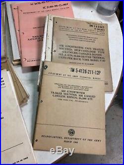 Bulk Lot Of 50s 60s US Army US Air Force Technical Manual Field Manual You Pick