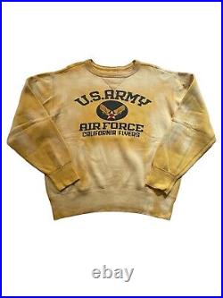 Buzz Rickson's US Army Air Force California Flyers Heavy Sweatshirt Distressed