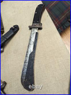 Camillus WW2 US AAF Army Air Force Pilot's Survival Folding Machete With Guard