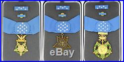 Cased US ORDEN BADGE MEDAL OF HONOR, MOH, ARMY, NAVY, AIR FORCE, TOP RARE