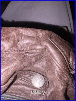 Chinese 1964 Air Force Leather Helmet Hat WW2 WW1 US Army Military Vintage