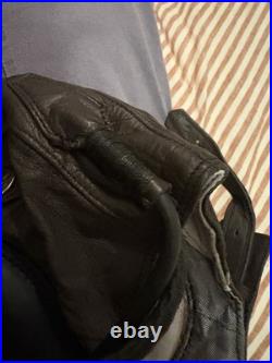 Chinese 1964 Air Force Leather Helmet Hat WW2 WW1 US Army Military Vintage