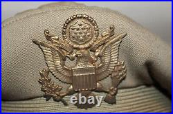 Choice Original Early WW2 U. S. Army Air Forces Officers Real Crusher Visor Cap