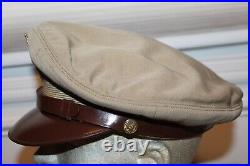 Choice Original Early WW2 U. S. Army Air Forces Officers Real Crusher Visor Cap