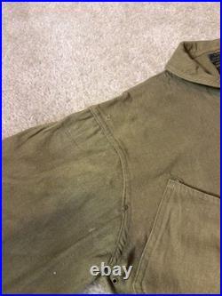 Early WWII US Army Air Force A-4 Flight Suit Size 42 No Belt Holes, Stains, READ