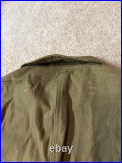 Early WWII US Army Air Force A-4 Flight Suit Size 42 No Belt Holes, Stains, READ