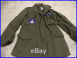 Excellent Cond Vintage Original Us Air Force Army Vietnam M65 Field Jacket 1972