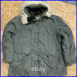 Extreme Cold Weather Parka US Military Air Force Army Type N-3B LARGE N3B