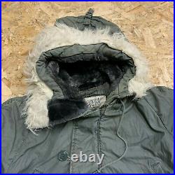Extreme Cold Weather Parka US Military Air Force Army Type N-3B LARGE ...