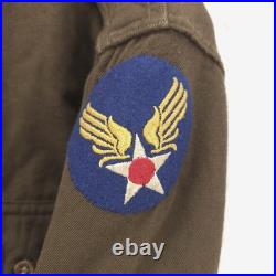 FORWARD Officer Shirt US Army Air Force Patch 100% Wool London Shrunk Small
