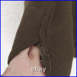 FORWARD Officer Shirt US Army Air Force Patch 100% Wool London Shrunk Small