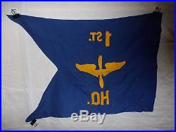 Flag286 WW2 US Army Air Force Guide On 1st. HQ. Head Quarters