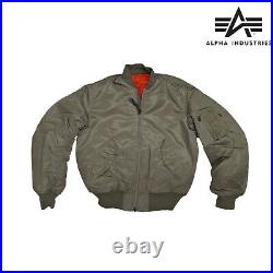 Flight Jacket MA1 Military Army Pilot Air Force Alpha Industries Padded Bomber