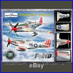 Flight Wing 1/18 P51D WWII US Army Air Force EASY MUSTANG Fighter Plane Model