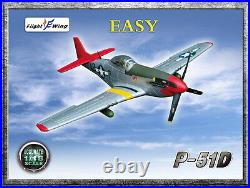 Flight Wing WWII US Army Air Force P-51D EASY MUSTANG Fighter 1/18 USA SHIP