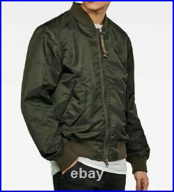 G Star Raw Military Army MA1 US Air Force Flight Bomber Pilot Slim Jacket Olive