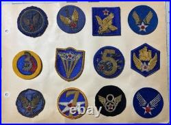 G W Larence Collection US Army Air Force 1st Air Force Bullion Patch Inv 29-2