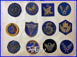 G W Larence Collection US Army Air Force 3rd Air Force Bullion Patch Inv 29-5